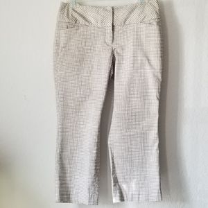 Express Design Studio Editor Cropped Capri Pants